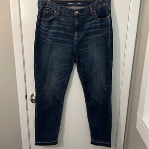 Old Navy Boyfriend Jeans Exposed Hem 14 Tall